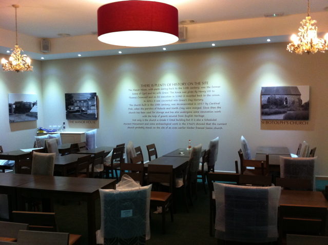 ruxley Manor Events Room Vinyls